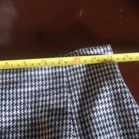 Vintage Houndstooth wool skirt - Picture 4 of 5